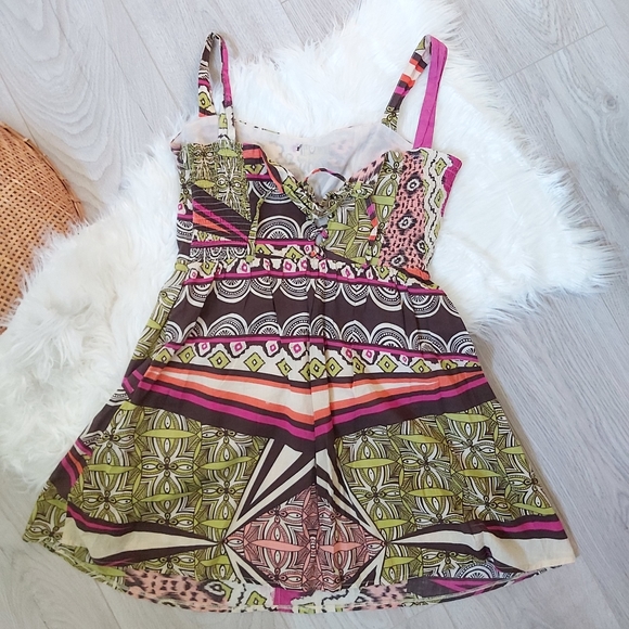 Summer Cotton Peppe Peluso pattern High Waisted dress - Picture 3 of 9